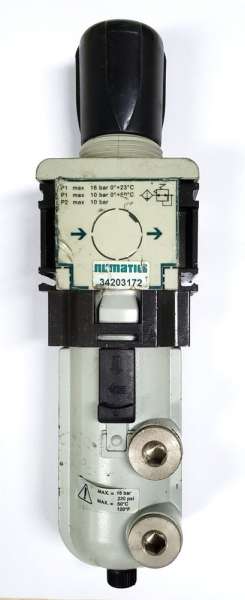 marca: NUMATICS <br/>modelo: 34203172 <br/>pressão máxima: 16 BAR / 220 PSI <br/>temperatura máxima: 50C