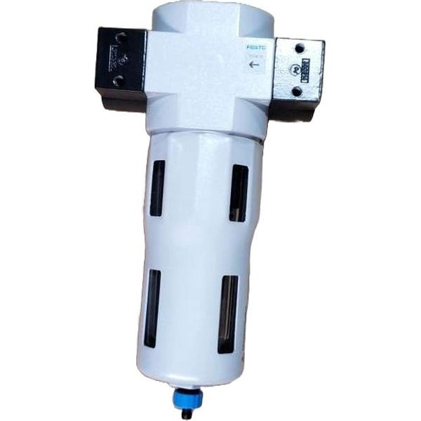 Filtro para pneumática com dreno e conexão rosca 1 polegada.