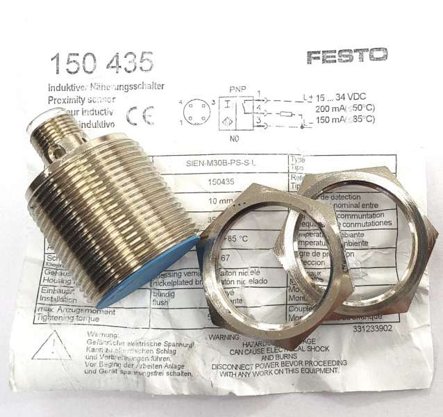 marca: FESTO <br />
modelo: SIENM30BPSSL 150435