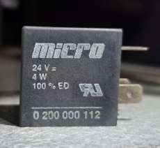 Bobina pneumática MICRO 0.200.000.112 0200000112 24V usada Bobina pneumática MICRO 0.200.000.112 0200000112 24V usada