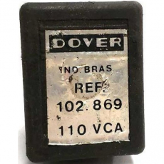 Bobina pneumática DOVER 102869 110VCA usada Bobina pneumática DOVER 102869 110VCA usada
