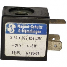 Bobina pneumática MAGNET SCHULTZ XBRX022K54D25 24V 4,6W usada Bobina pneumática MAGNET SCHULTZ XBRX022K54D25 24V 4,6W usada