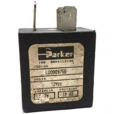 Bobina pneumática PARKER L0098975B 12VCC usada Bobina pneumática PARKER L0098975B 12VCC usada