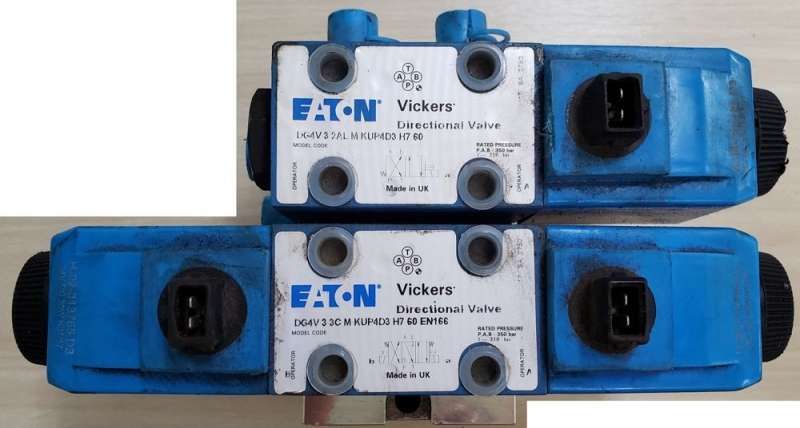 marca: VICKERS EATON <br/>DG4V32ALMKUP4D3H760 <br/>DG4V33CMKUP4D3H760 <br/>estado: nunca foram utilizadas