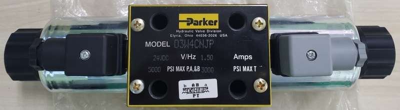 marca: PARKER <br/>modelo: D3W4CNJP 24VDC 5000PSI <br/>estado: nova