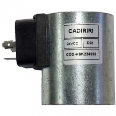 Bobina hidráulica CADIRIRI HSK224555 24VCC 30W Bobina hidráulica CADIRIRI HSK224555 24VCC 30W