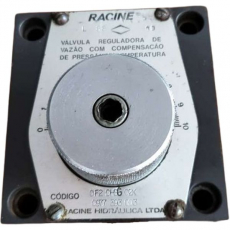 Válvula controladora de vazão RACINE OF2-DHSG-02K usada Válvula controladora de vazão RACINE OF2-DHSG-02K usada