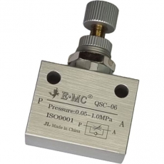 Regulador de fluxo 1/8 QSC-06 Regulador de fluxo 1/8 QSC-06