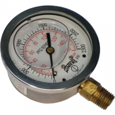 Manômetro WINTERS PFQ810R1R11S1 160bar 2300psi com glicerina Manômetro WINTERS PFQ810R1R11S1 160bar 2300psi com glicerina