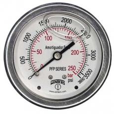 Manômetro WINTERS PFP931R1R11S1 250bar 3600psi com glicerina Manômetro WINTERS PFP931R1R11S1 250bar 3600psi com glicerina